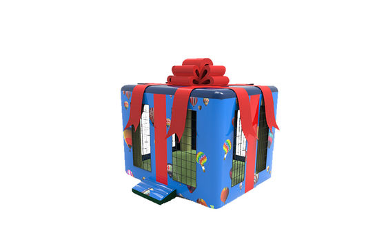 উপহার বাক্স শিশুদের জন্য বাণিজ্যিক গ্রেড inflatable বাউন্স হাউস