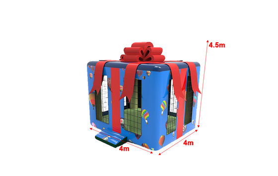 উপহার বাক্স শিশুদের জন্য বাণিজ্যিক গ্রেড inflatable বাউন্স হাউস