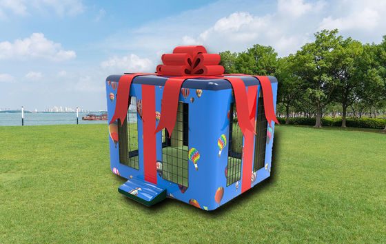 উপহার বাক্স শিশুদের জন্য বাণিজ্যিক গ্রেড inflatable বাউন্স হাউস