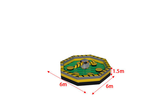 মেল্টডাউন ইনফ্ল্যাটেবল গেমস 6x6x1.5m ইনডোর আউটডোর খেলার মাঠ পার্কের জন্য
