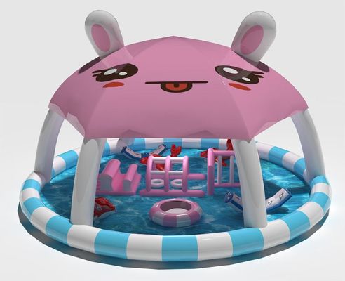 ছোট ভাসমান খেলনা সঙ্গে কাস্টমাইজড শিশু inflatable জল পুল