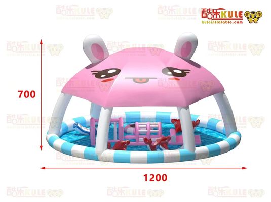 ছোট ভাসমান খেলনা সঙ্গে কাস্টমাইজড শিশু inflatable জল পুল