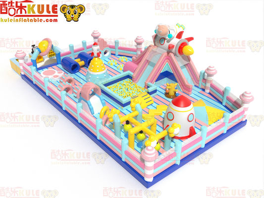 সমুদ্রের বলের সাথে রকির থিম inflatable শিশুদের Bouncy Castle
