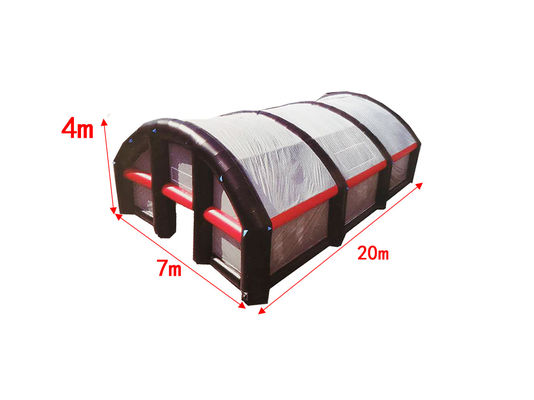আউটডোরের জন্য বড় স্বচ্ছ inflatable তাঁবু ক্যাম্পিংয়ের জন্য সরানো