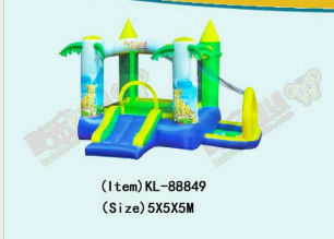 শিশুদের জন্য পুল সহ বাণিজ্যিক inflatable ছোট bouncer কাসল