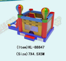 গরম বায়ু বেলুন থিম বাণিজ্যিক inflatable ছোট ঝাঁপ দেয়াল