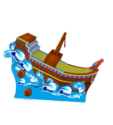 মহাসাগরীয় জলদস্যু জাহাজ বাণিজ্যিক inflatable জল স্লাইড ভাড়া