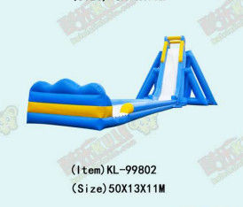 Aldult বহিরঙ্গন ভাড়া বাতাস সঙ্গে inflatable বড় জল স্লাইড