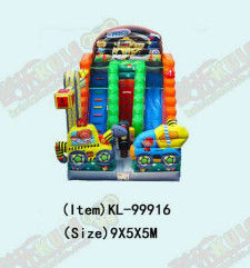 বিষাক্ত শিশুদের বিনোদন পার্ক ভাড়া জন্য inflatable স্লাইড