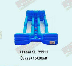 Aldult বহিরঙ্গন ভাড়া বাতাস সঙ্গে inflatable বড় জল স্লাইড