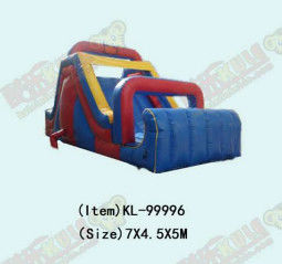 শিশুদের বিনোদন পার্ক বড় inflatable স্লাইড সঙ্গে stopper