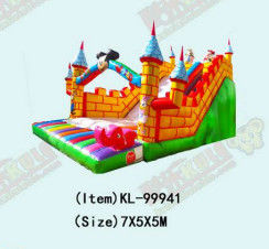 শিশুর জন্য মাইকি মাউস কাসল inflatable বড় স্লাইড