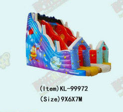 শিশুদের মজাদার পার্ক Inflatable Stars Universe স্লাইড For Rent