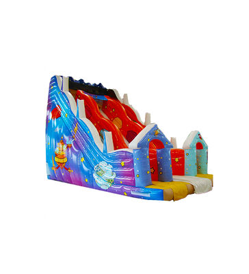 শিশুদের মজাদার পার্ক Inflatable Stars Universe স্লাইড For Rent