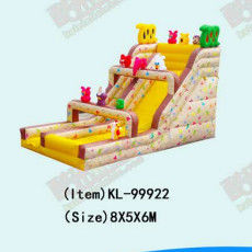 শিশুদের মজা পার্ক বড় inflatable স্লাইড সঙ্গে অ্যানিমেশন জন্য ভাড়া