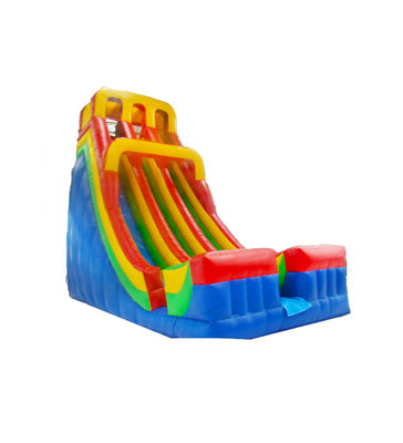 আউটডোর বড় inflatable ডাবল লেন স্লাইড এবং স্লাইড ভাড়া জন্য