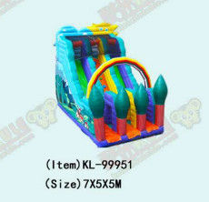 বন থিম বিশাল inflatable স্লাইড এবং স্লাইড ভাড়া জন্য