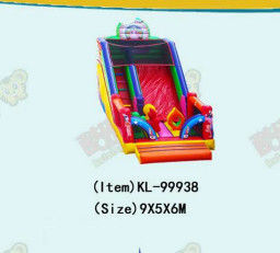 প্রাণবন্ত এবং রঙিন inflatable স্লাইড শিশুদের জন্য উত্তেজনাপূর্ণ স্লাইডিং অভিজ্ঞতা