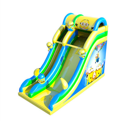 Minions শিশুদের মজা পার্ক inflatable ব্লো আপ স্লিপ এন স্লাইড