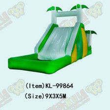 প্রাণবন্ত এবং রঙিন inflatable স্লাইড শিশুদের জন্য উত্তেজনাপূর্ণ স্লাইডিং অভিজ্ঞতা