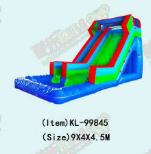 প্রাণবন্ত এবং রঙিন inflatable স্লাইড শিশুদের জন্য উত্তেজনাপূর্ণ স্লাইডিং অভিজ্ঞতা