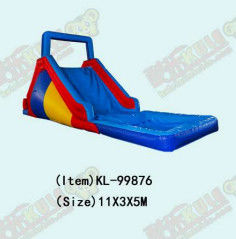 প্রাণবন্ত এবং রঙিন inflatable স্লাইড শিশুদের জন্য উত্তেজনাপূর্ণ স্লাইডিং অভিজ্ঞতা