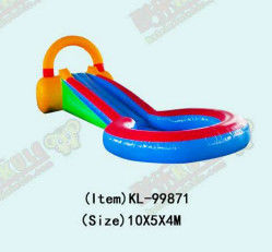 প্রাণবন্ত এবং রঙিন inflatable স্লাইড শিশুদের জন্য উত্তেজনাপূর্ণ স্লাইডিং অভিজ্ঞতা