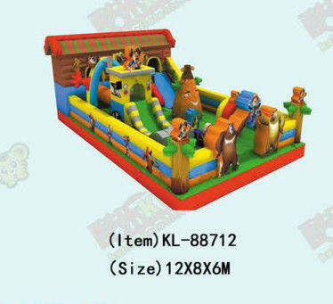 বুনি বিয়ার থিম খেলার মাঠ শিশুদের মজা পার্ক inflatable