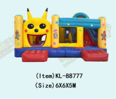 কাস্টমাইজড আইপি রঙিন শিশু মজা পার্ক Inflatable স্লাইড Bouncy