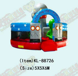 এলিয়েন - পূর্ণ স্পেস স্টেশন inflatable খেলার মাঠ কাস্টমাইজড inflatable