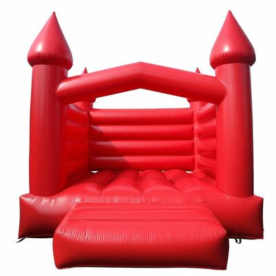 বহনযোগ্য হালকা ওজনের ভাঁজযোগ্য লাল inflatable bouncy castle ইভেন্টের জন্য উপযুক্ত ভাড়া আউটডোর পার্টি এবং শিশুদের খেলার এলাকা