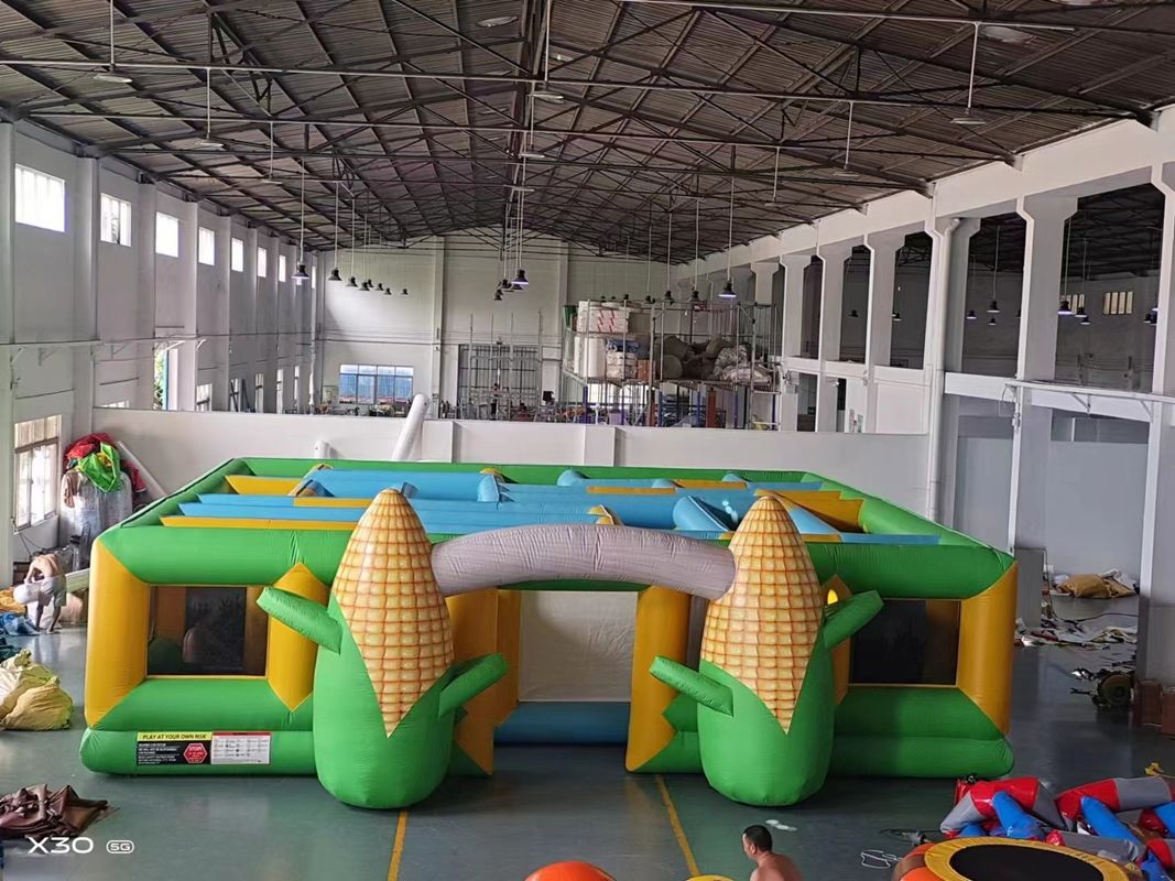 পপকর্ন ল্যাবরেন্ট আউটডোর inflatable গেম বড় আকারের জন্য প্রাপ্তবয়স্কদের জন্য