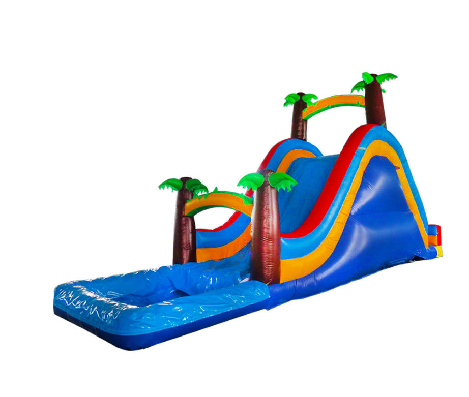 প্রাণবন্ত এবং রঙিন inflatable স্লাইড শিশুদের জন্য উত্তেজনাপূর্ণ স্লাইডিং অভিজ্ঞতা