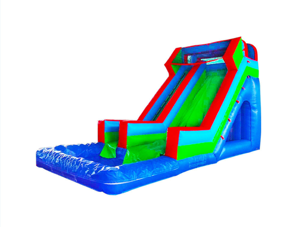 প্রাণবন্ত এবং রঙিন inflatable স্লাইড শিশুদের জন্য উত্তেজনাপূর্ণ স্লাইডিং অভিজ্ঞতা