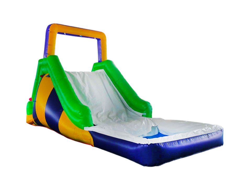 প্রাণবন্ত এবং রঙিন inflatable স্লাইড শিশুদের জন্য উত্তেজনাপূর্ণ স্লাইডিং অভিজ্ঞতা